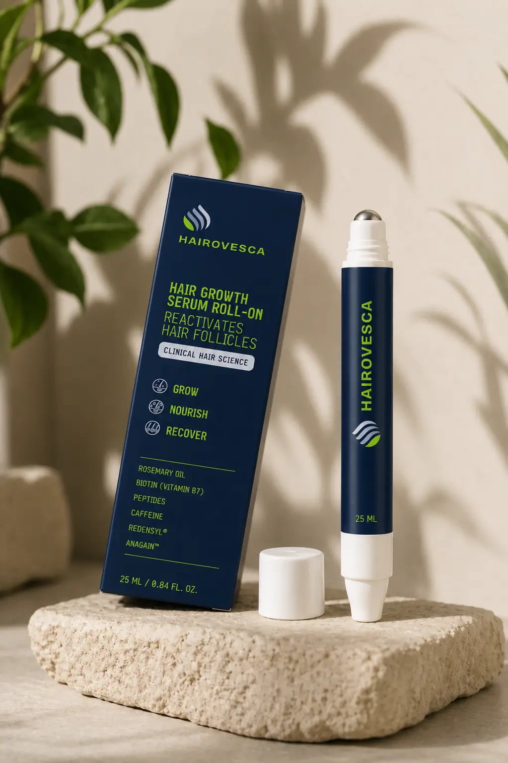 Hairovesca roll-on serum